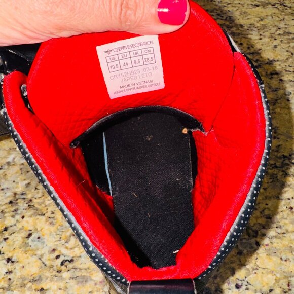 Limited Edition Creative Recreation Jared Leto 30 Seconds to Mars Hi Top Sneaker - Picture 9 of 14